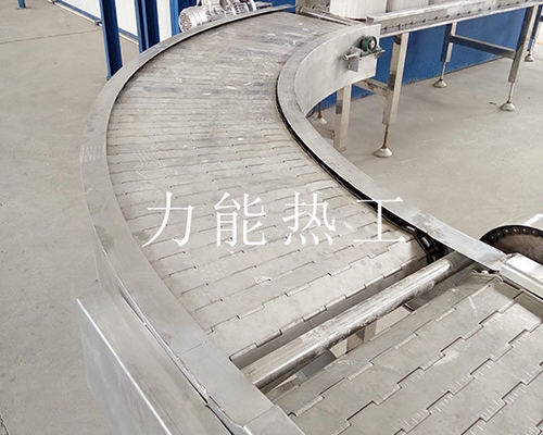 沈阳不锈钢链板转弯输送机